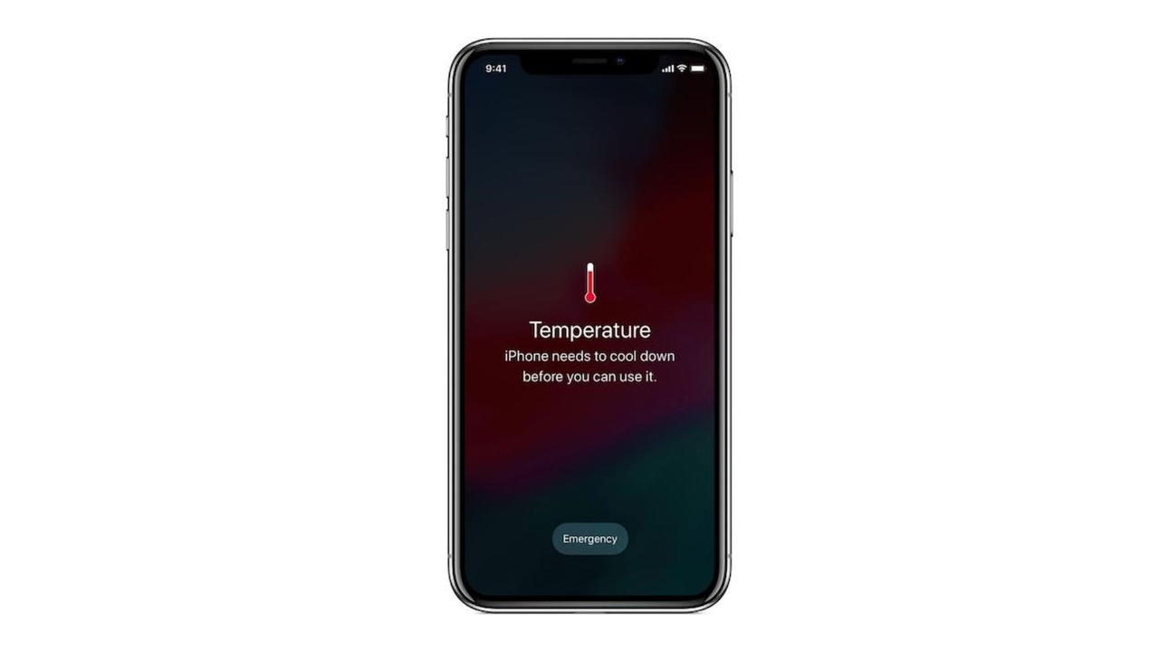 temperaturas iphone